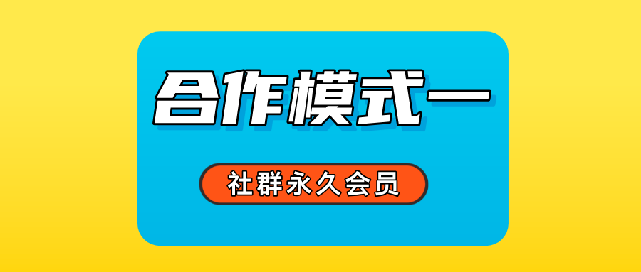 合作模式一：社群永久VIP会员-泪霖创业网