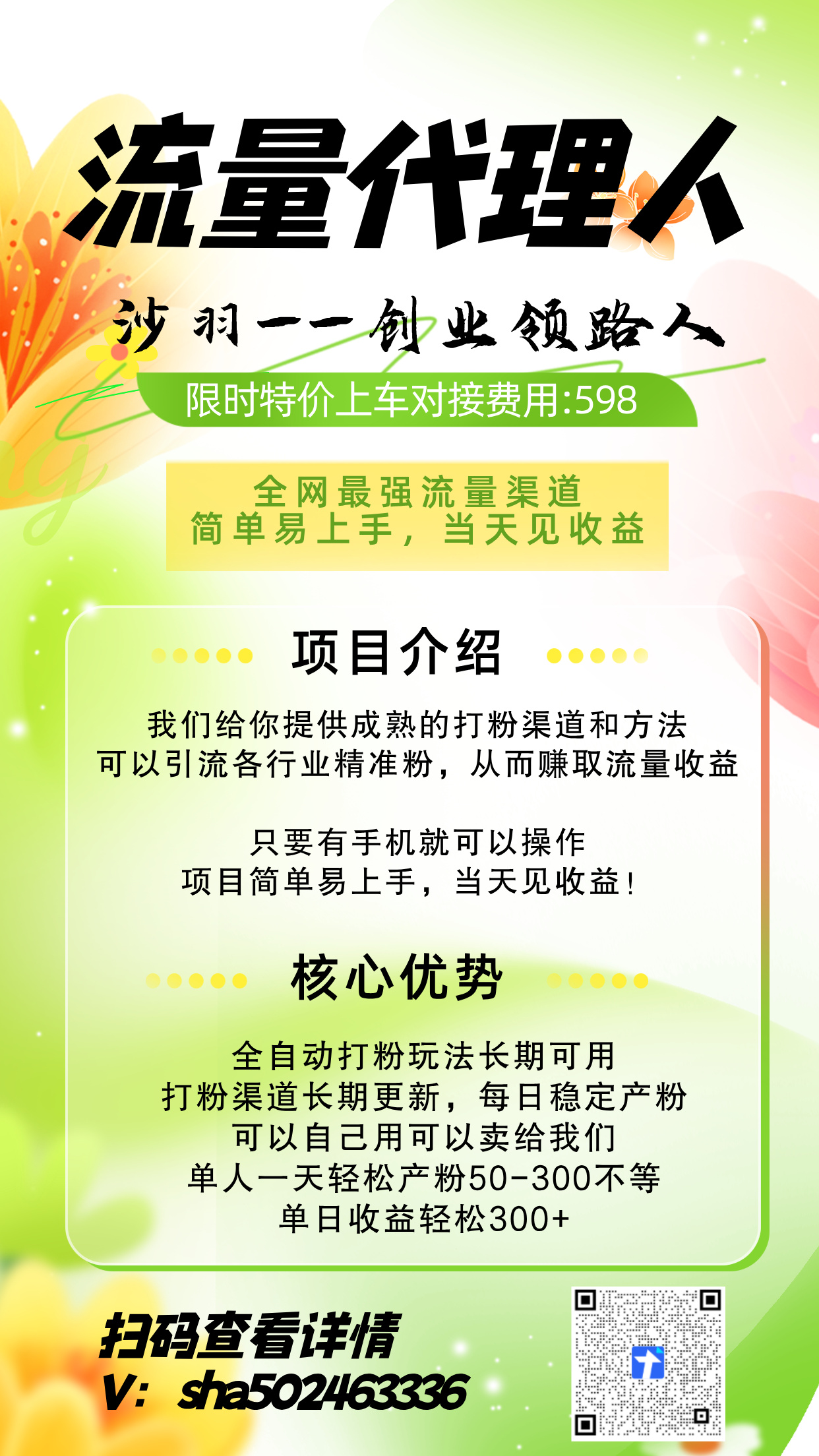 【会员专属】全网超强流量渠道全自动获客，5块一个包回收，可自用可出售-泪霖创业网-网赚项目-网创项目网