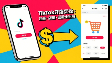 TikTok从开店到投流的进阶课,从基础实操到高阶技巧一网打尽-网创资源地