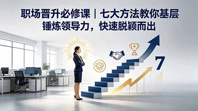 付费文章:职场晋升必修课|七大方法教你基层锤炼领导力,快速脱颖而出-网创资源地