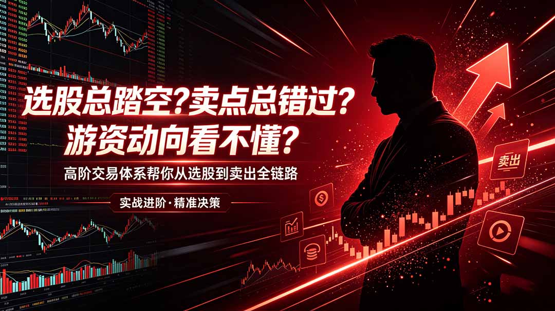 选股总踏空?卖点总错过?游资动向看不懂?高阶交易体系帮你从选股到卖出全链路(更新6月-网创资源地