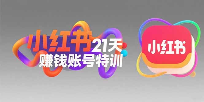 小红书21天赚钱账号特训:黄金定位技巧,高转粉文案创作,科学引流策略-网创资源地