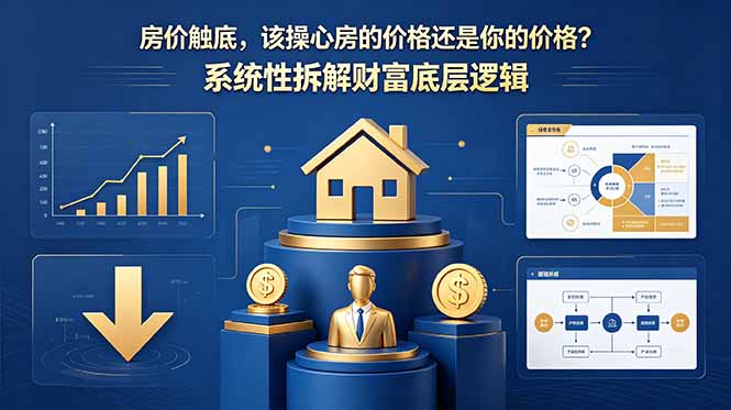 付费文章:房价触底,该操心房的价格还是你的价格?系统性拆解财富底层逻辑-网创资源地