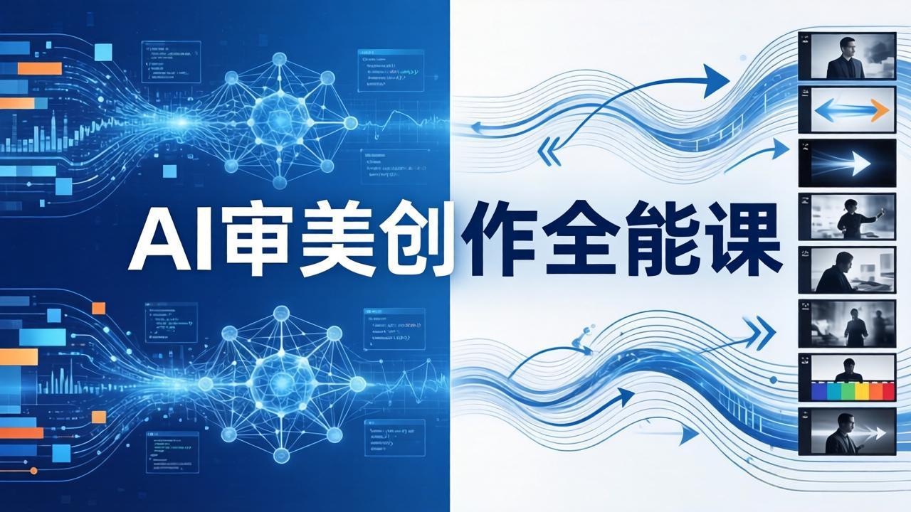 AI审美创作全能课:MJ+Seedance+模型训练+影视分镜+编剧,一站式掌握AI艺术创作-网创资源地