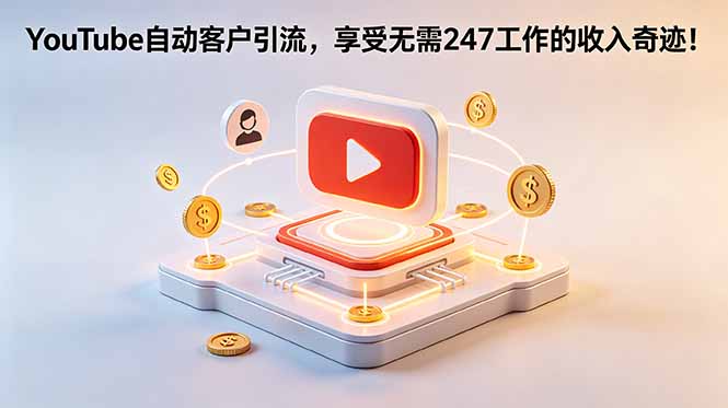 YouTube 自动客户引流,享受无需 247 工作的收入奇迹!【原创双语字幕】-网创资源地