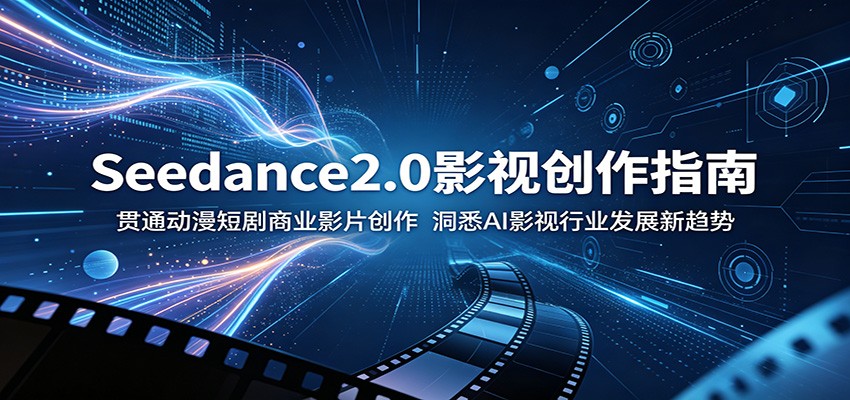 Seedance2.0影视创作指南:贯通动漫短剧商业影片创作,洞悉AI影视行业发展新趋势-网创资源地