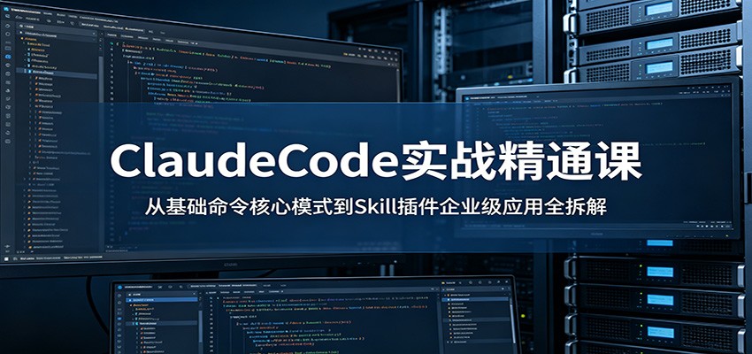 ClaudeCode实战精通课:从基础命令核心模式到Skill插件企业级应用全拆解-网创资源地