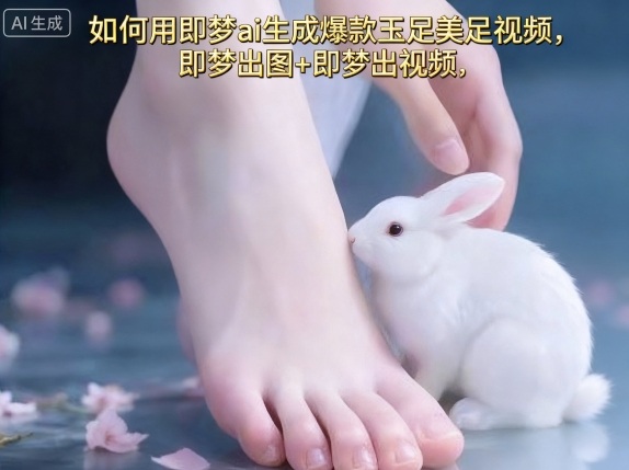 如何用即梦ai生成爆款玉足美足视频,即梦出图+即梦出视频,快速涨粉-网创资源地