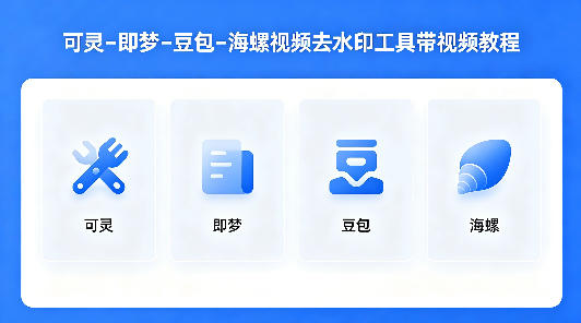 可灵–即梦–豆包–海螺视频去水印工具带视频教程-网创资源地