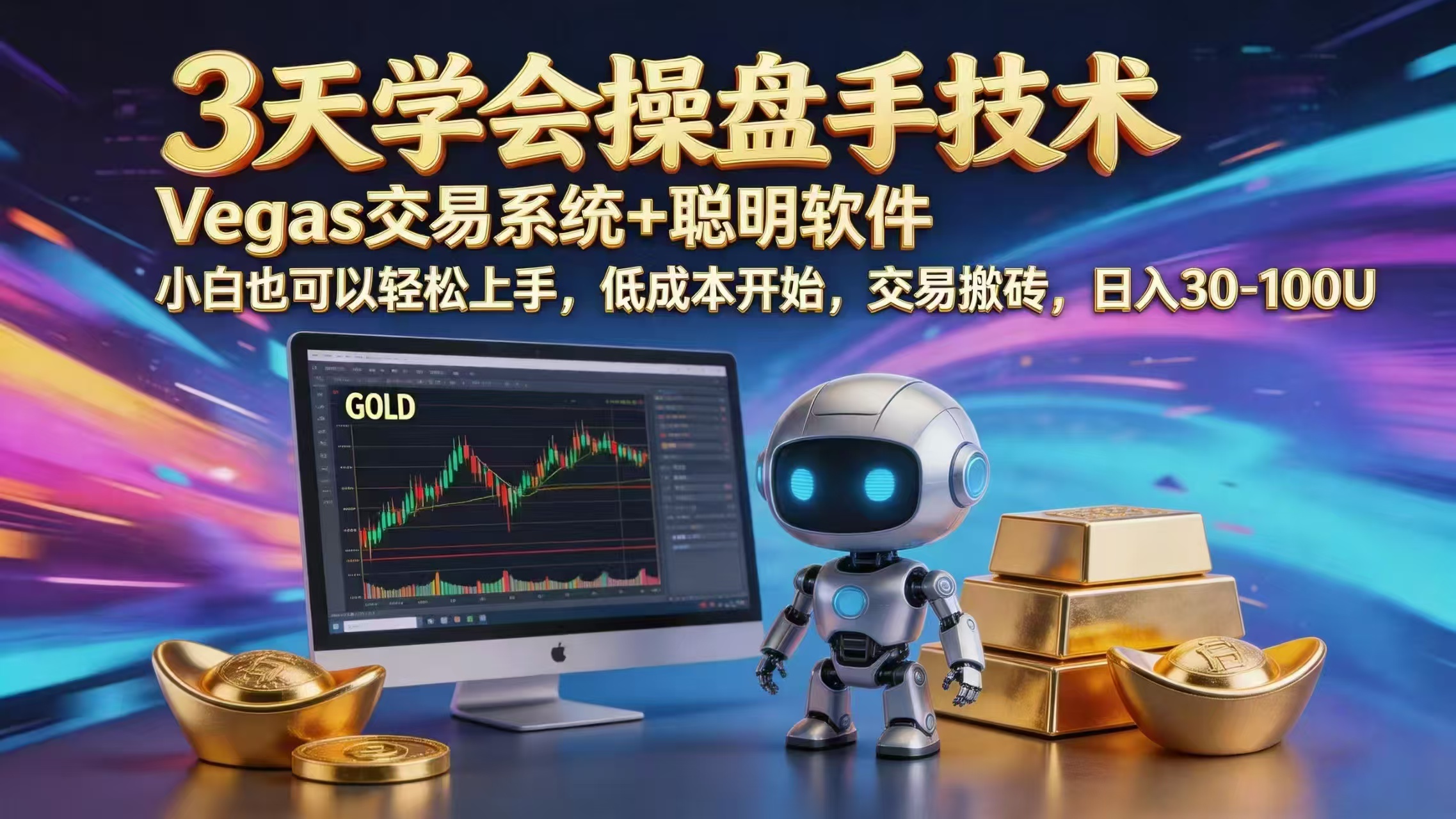 三天学会操盘手技术,vegas技术+聪明软件,小白也可以轻松上手,日入1000+-网创资源地