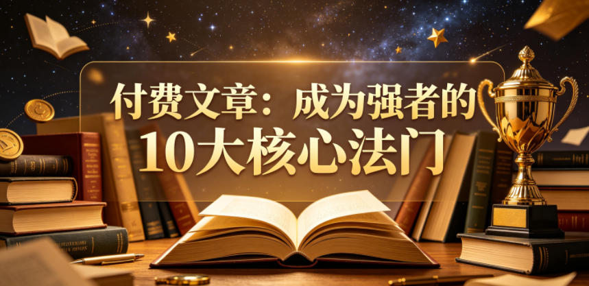 付费文章：成为强者的10大核心法门-网创资源地