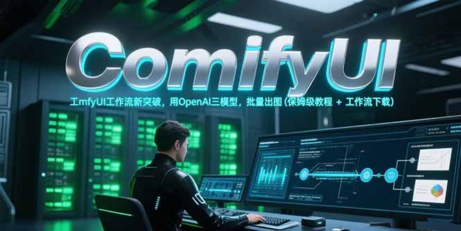 ComfyUI工作流新突破,用OpenAI三模型,批量出图(保姆级教程+工作流下载-网创资源地