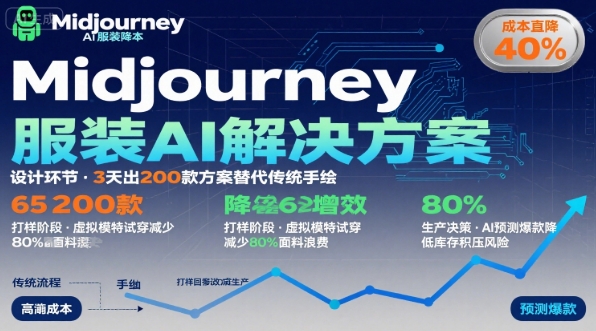 AI在服装领域的运用,使用midjourney做服装辅助企业降低成本-网创资源地