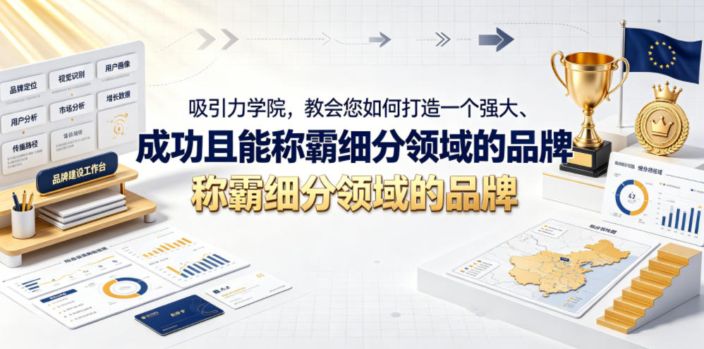 吸引力学院，教会您如何打造一个强大、成功且能称霸细分领域的品牌！【原创双语字幕】-网创资源地