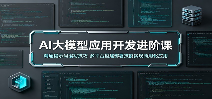 AI大模型应用开发进阶课：精通提示词编写技巧，多平台搭建部署技能实现商用化应用-网创资源地